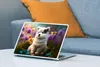 MuchoWow® Laptop Aufkleber Sticker Cover Welpe - Blumen - Produktbild-Vorschau 4