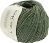 A ball of green yarn with a label. Produktbild-Vorschau