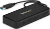 A black StarTech.com USB to Dual DisplayPort adapter is shown on a white background. Náhled obrázku produktu