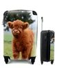 MuchoWow® Koffer Handgepäck Trolley Rollkoffer Kleine Produktbild-Vorschau 1
