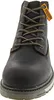 Close-up front view of a brown leather boot. Voir les images du produit