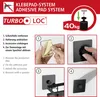 WENKO Turbo-Loc WC-Garnitur Carpino in Schwarz 9,5 x 35 x Produktbild-Vorschau 7