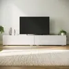 SONNI TV-Schränke weiß Hochglanz hängend holz 200 x 40 x Produktbild-Vorschau 2