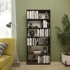 KOMTO Bücherregal 80 cm breit, Anthrazit, Bücherregal mit 6 Produktbild-Vorschau 3