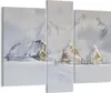 Bild auf Leinwand - Leinwandbild - 3 Teile - Haus Berge Produktbild-Vorschau 1