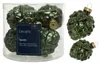 Christbaumschmuck Zapfen 7cm Glas 6 Stück - Piniengrün Produktbild-Vorschau 3