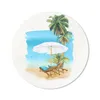 MuchoWow® Mauspad Mousepad Strandkorb - Sonnenschirm - Produktbild-Vorschau 1