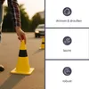 Žlutý/černý kužel - 30 cm Náhled obrázku produktu 7