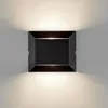 MODERNE LED Außenleuchte Außenwandleuchte IP54 schwarz 12W Produktbild-Vorschau 2