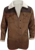 ASKSA Herren Vintage Wildlederjacke Warm Gefuettert Produktbild-Vorschau 3