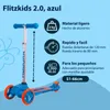 HUDORA Kinderscooter Flitzkids 2.0, blau : blau Produktbild-Vorschau 8