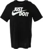 Nike M Nsw Tee Just Do It Swoosh Black/White M Produktbild-Vorschau 9