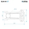 STIX Martinetto idraulico ELN-04, portata 3000 kg, altezza Anteprima dell’immagine prodotto 15