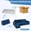 COSTWAY 10-częściowa sofa dziecięca z funkcją spania, sofa Podgląd zdjęcia produktu 7