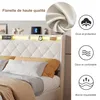 INONEFT Polsterbett 140x200cm mit LED und USB, Bett mit 4 Produktbild-Vorschau 7