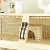 Holzkäfig für Zwerghamster mit Zubehör, 87x43x101cm mit Produktbild-Vorschau 8