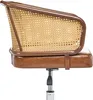 BELIANI Schreibtischstuhl Braun Kunstleder Polyrattan Produktbild-Vorschau 4