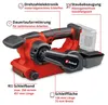 Einhell Akku-Bandschleifer TP-BS 18/457 Li BL Solo Produktbild-Vorschau 9