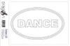 Aufkleber / Autoaufkleber - JDM - Die cut - DANCE EURO OVAL Produktbild-Vorschau 2