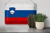 Blechschild Flagge Slowenien 30x20cm Flag Slovenia Vintage Produktbild-Vorschau 4