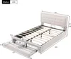 Flieks Polsterbett 140x200cm, Doppelbett mit Schublade, Produktbild-Vorschau 7