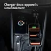 Caricabatterie per auto Accezz con cavi retrattili - USB-C Anteprima dell’immagine prodotto 8