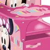 A close-up view of a pink Minnie Mouse themed desk and storage chair. Anteprima dell’immagine prodotto