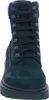 A close-up view of a dark green lace-up boot. Produktbild-Vorschau