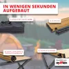 Grafner Campingtisch klappbar 89x58x43cm Holzoptik niedrige Produktbild-Vorschau 4