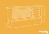 Kerbl Pet Nagerhaus Alfred, Kleintierstall, Holz, 116x45x62 Produktbild-Vorschau 17