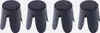 sweeek - 4er Set stapelbare Hocker, strukturierter Produktbild-Vorschau 1
