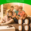 A family is sitting on a couch, looking at a tablet. Four replacement filters are placed in the foreground. Produktbild-Vorschau