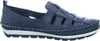Gemini Damen Slipper Leder Flechtoptik Klettverschluss Produktbild-Vorschau 16