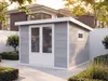WPC Gartenhaus Modell Ligno White 8,4 m² Produktbild-Vorschau 1
