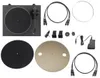 A collection of turntable components and accessories laid out on a white background. Voir les images du produit
