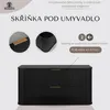 RODAN | Koupelnová Skříňka - 100 CM - Černý Mat - MDF - 2 Náhled obrázku produktu 2