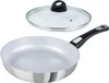 A frying pan and its lid are shown against a white background. Produktbild-Vorschau