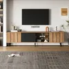 STILVORA TV-Lowboard mit 3 Schränken, TV-Schrank für 75 Produktbild-Vorschau 2