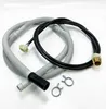 A set of hoses and clamps for a washing machine. Produktbild-Vorschau