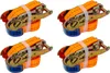 UNITRAILER Spanngurte 4m Set 4 Stück mit Ratsche 1t 25mm Produktbild-Vorschau 1