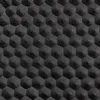 A close-up view of a black textured surface with a hexagonal pattern. Produktbild-Vorschau
