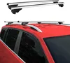 A product shot of roof racks for a car, with a separate image of the roof racks above. Produktbild-Vorschau