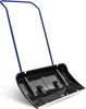 A black snow shovel with a blue handle, shown on a white background. Náhľad obrázku produktu