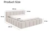 Dekori Polsterbett 180x200 KALLA PREMIUM Wolkenbett mit Produktbild-Vorschau 6