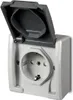 Elektroplast Socket Aquant Grey Ip55 1244-10 Anteprima dell’immagine prodotto 1