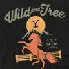 Yellowstone - "Wild & Free" T-Shirt für Herren/Damen Uni Produktbild-Vorschau 3