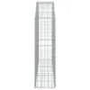 vidaXL Gabion avec arc surélevé 150x30x100/120 cm Fer Voir les images du produit 4