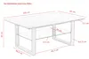 Hela Tische, Couchtisch Arne, Glasauflage 5mm Keramikoptik, Produktbild-Vorschau 6