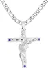 Johnny Hallyday Pendentif Croix Guitare Chaîne Argent Voir les images du produit 1