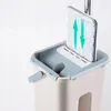 Flacher Mop Mit Zweikammer-Eimer, Teleskop-Ausdrücker + 2 Produktbild-Vorschau 8